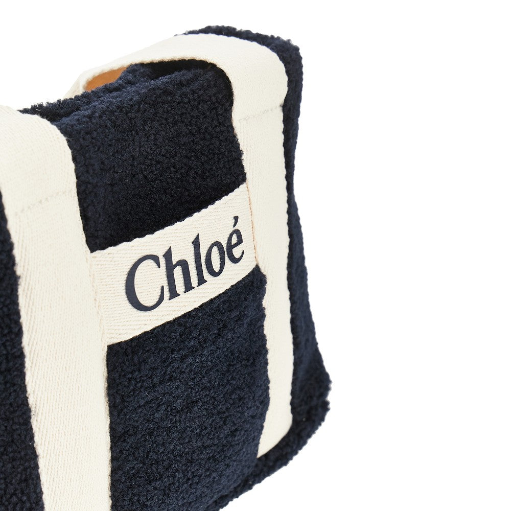 Tote bag in tessuto Teddy