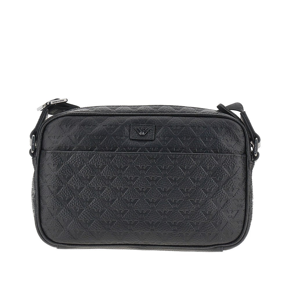 Borsa a tracolla in pelle con motivo Eagle