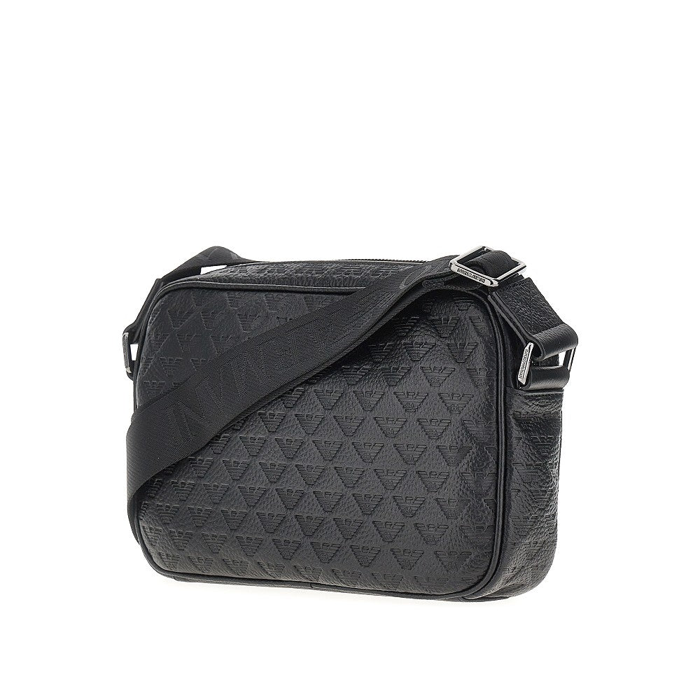 Borsa a tracolla in pelle con motivo Eagle