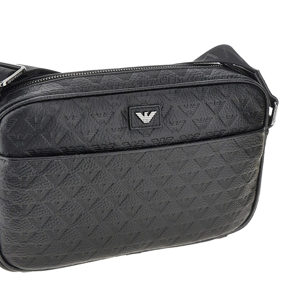 Borsa a tracolla in pelle con motivo Eagle