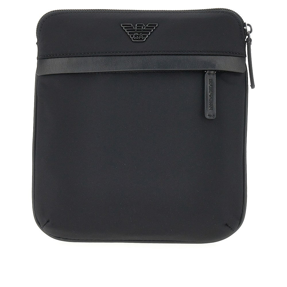 Borsa a tracolla in nylon con logo Eagle