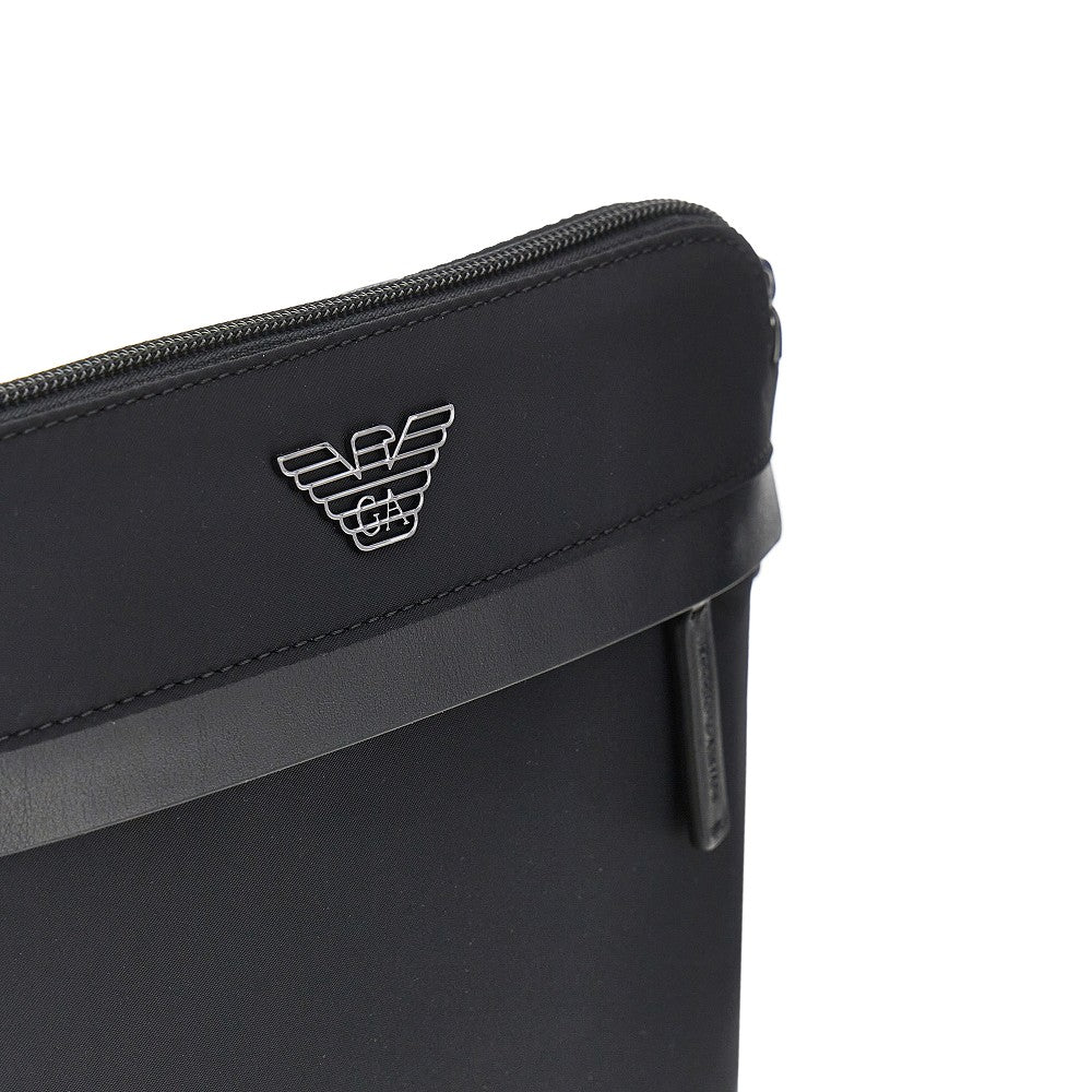 Borsa a tracolla in nylon con logo Eagle