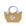 Mini shopping bag in rafia sintetica