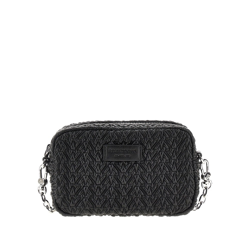 Leather crossbody camera bag