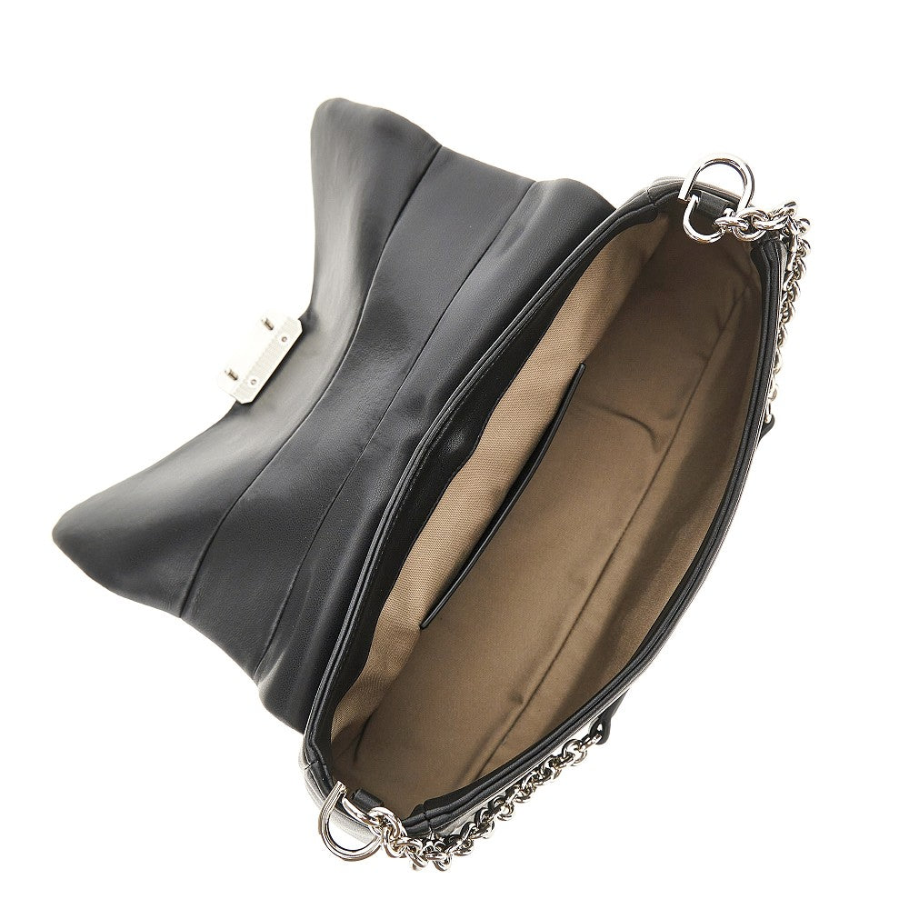 Borsa a spalla grande in nappa