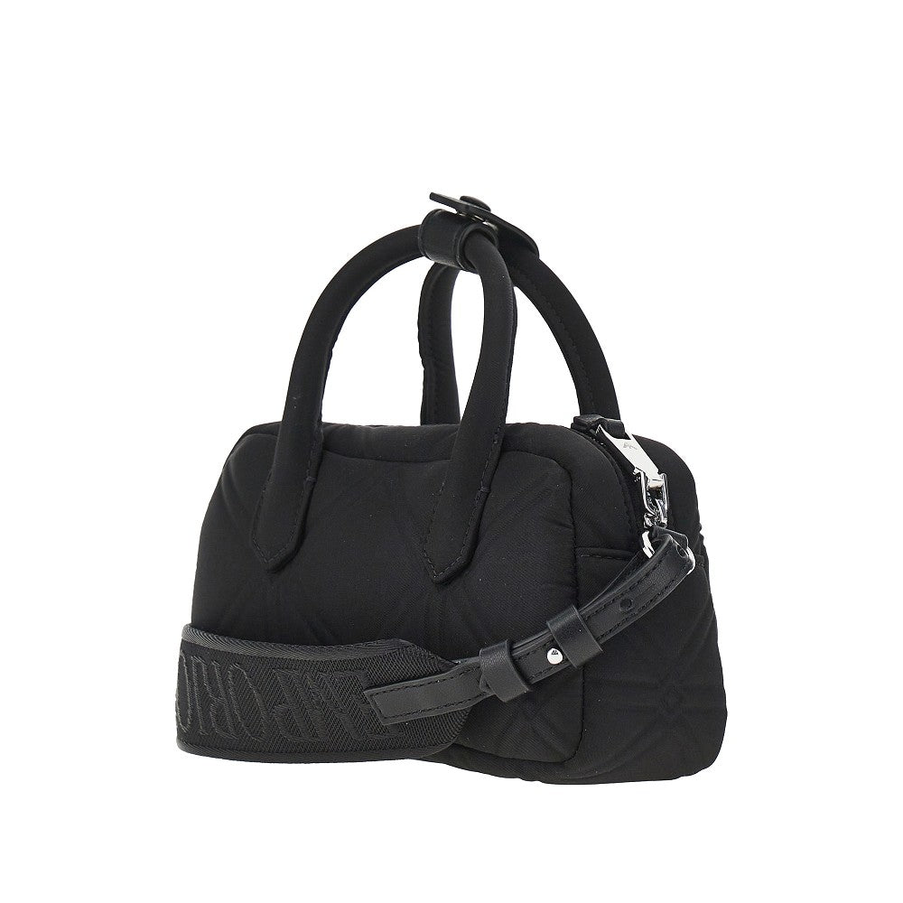 Embossed nylon mini bowling bag