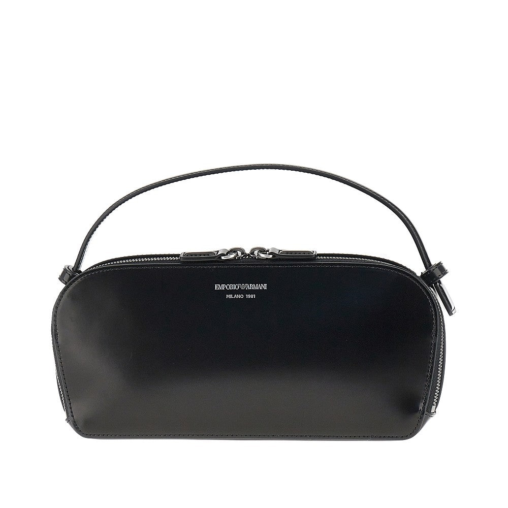 Borsa in pelle sintetica spazzolata