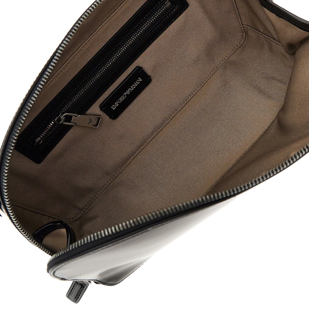 Borsa in pelle sintetica spazzolata