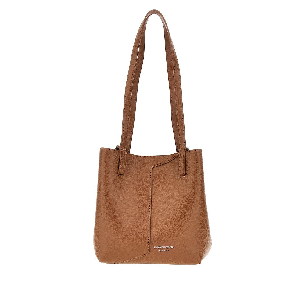 Tote bag 'Emporio Armani 1981' in pelle