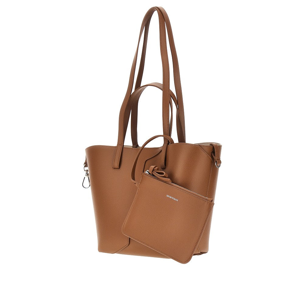 Tote bag 'Emporio Armani 1981' in pelle