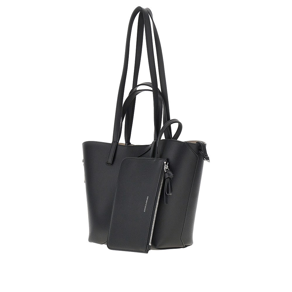 Tote bag 'Emporio Armani 1981' in pelle