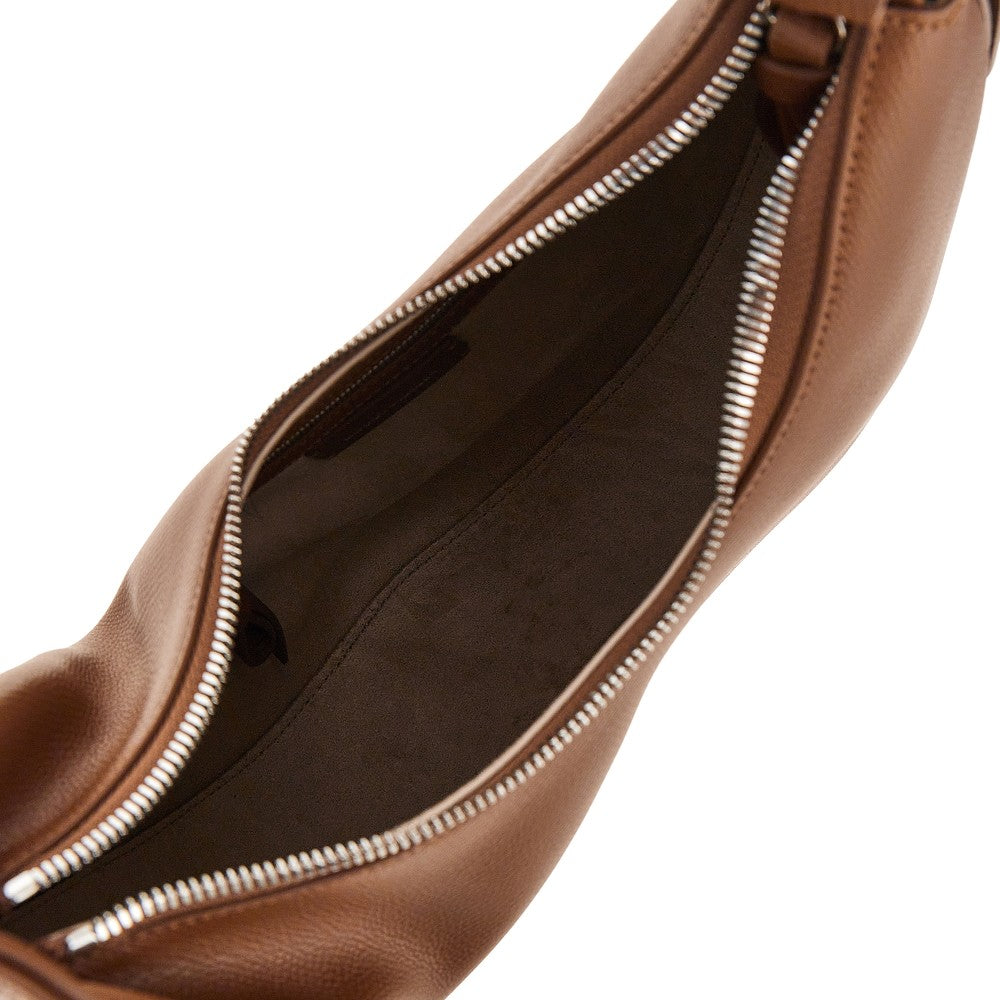 'Emporio Armani 1981' grain leather hobo bag