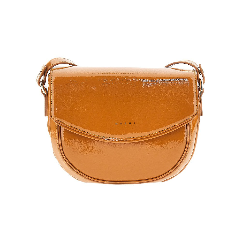 Faux leather crossbody bag