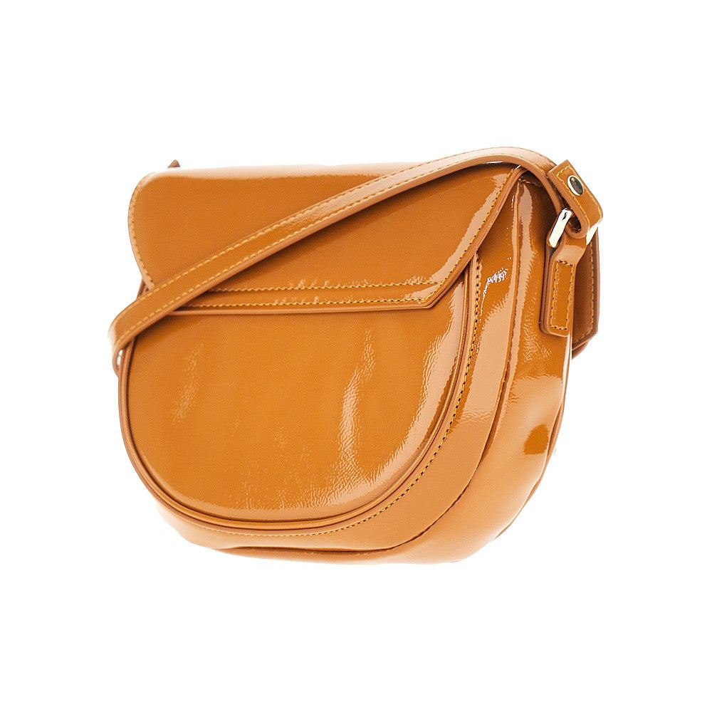 Faux leather crossbody bag