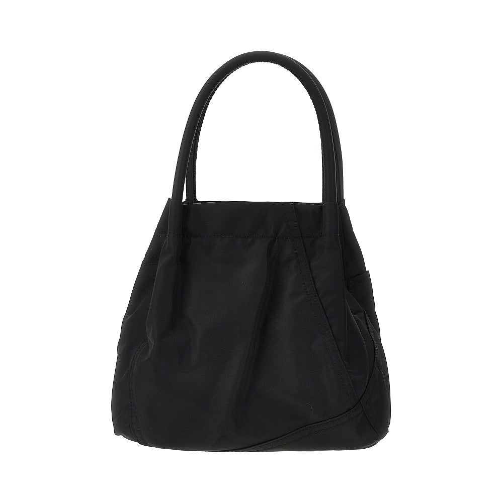 Borsa Kids in nylon con logo in paillette