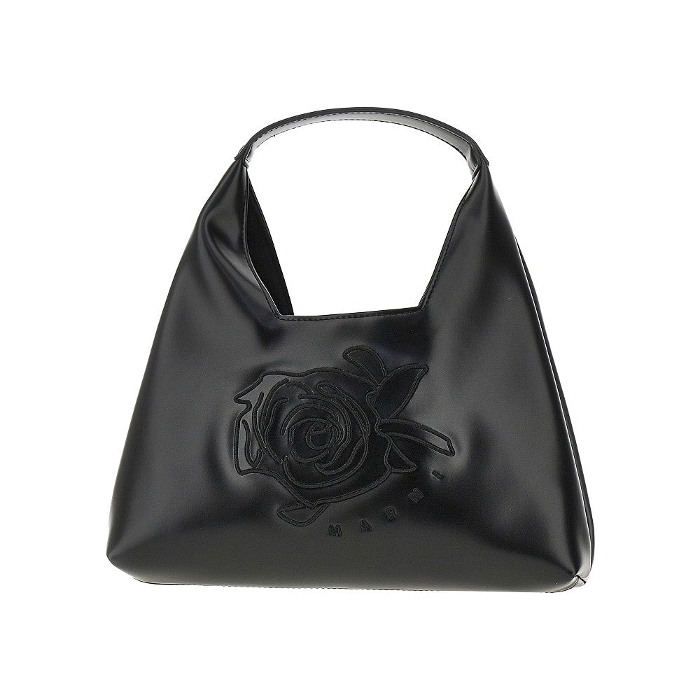 Borsa Kids in pelle sintetica con ricamo logo