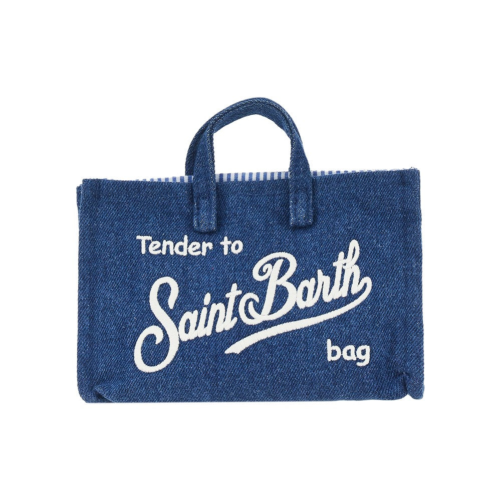 Mini bag portacellulare in denim