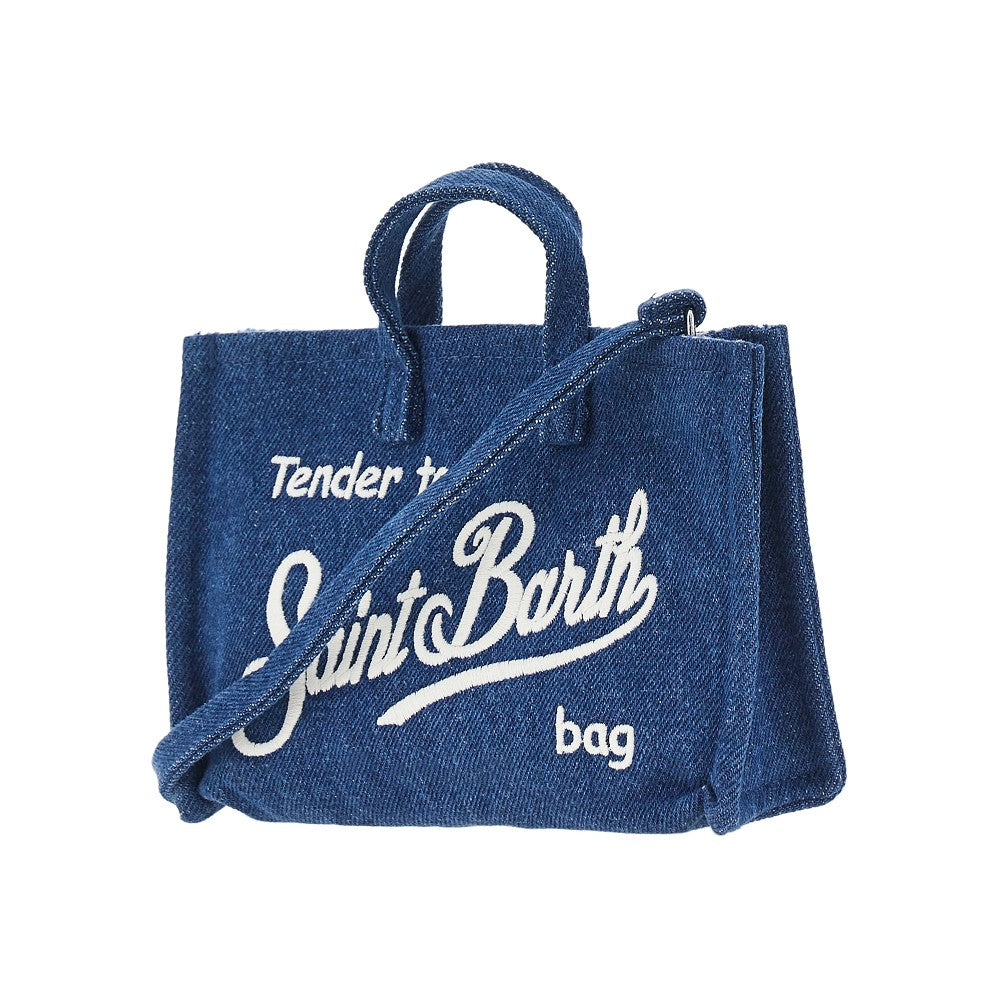 Mini bag portacellulare in denim
