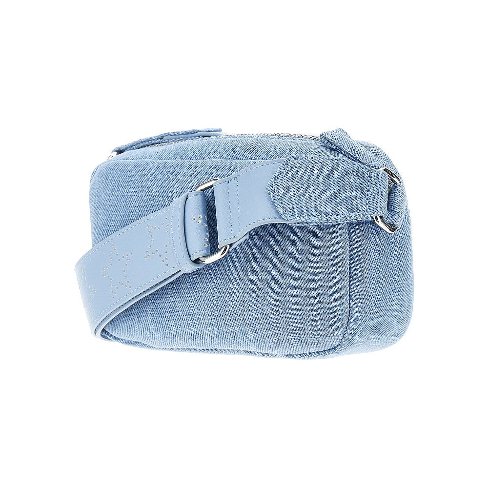 Borsa Kids in denim con motivo Star