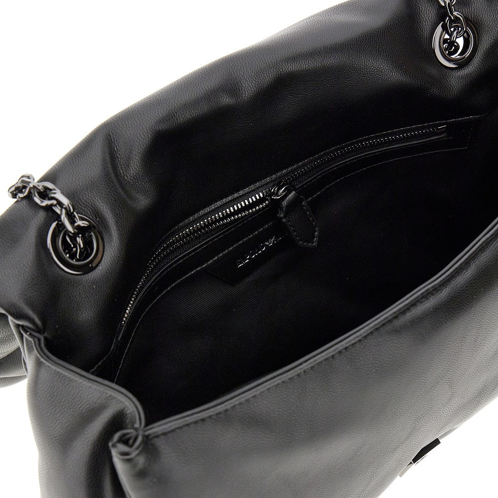 Borsa a tracolla in nappa sintetica