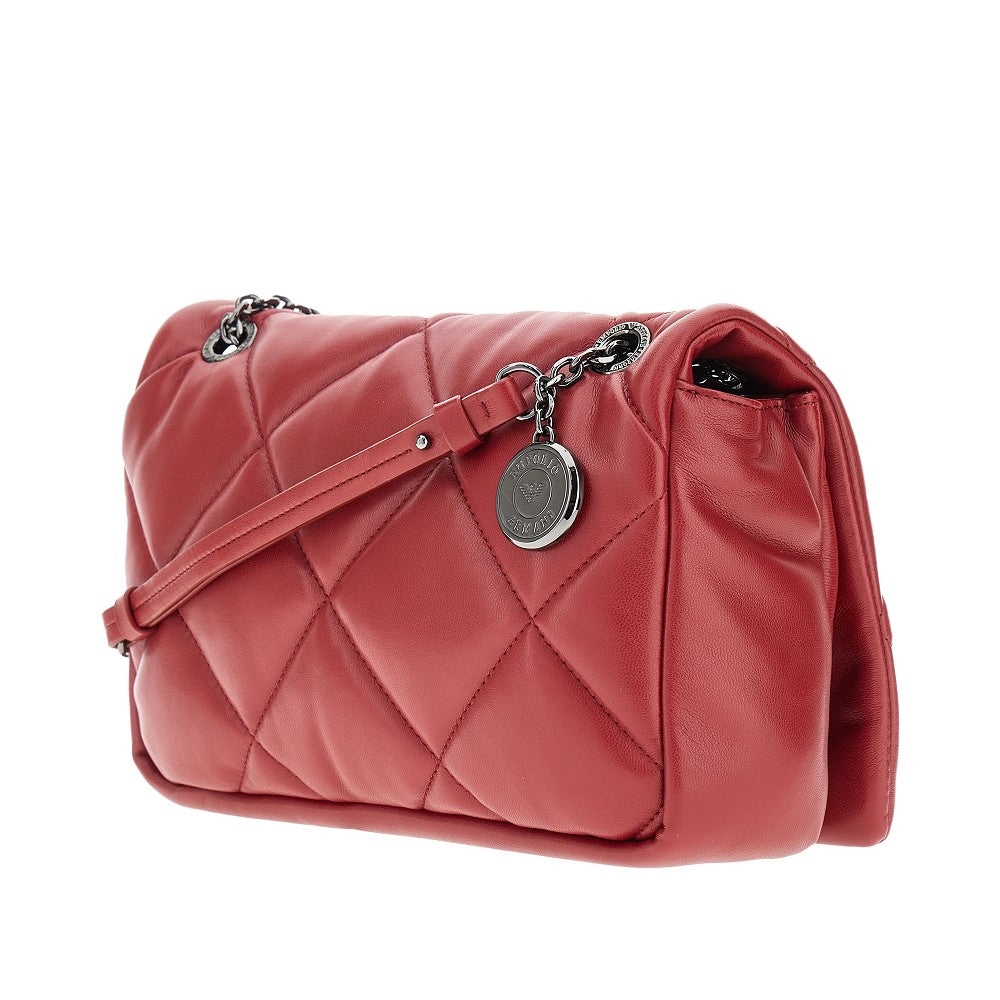Borsa a tracolla in nappa sintetica