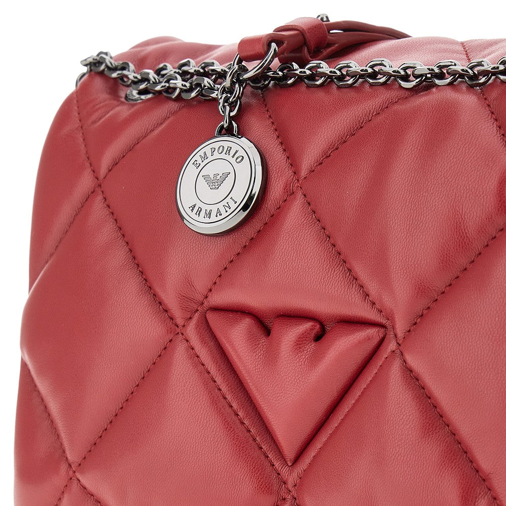 Borsa a tracolla in nappa sintetica