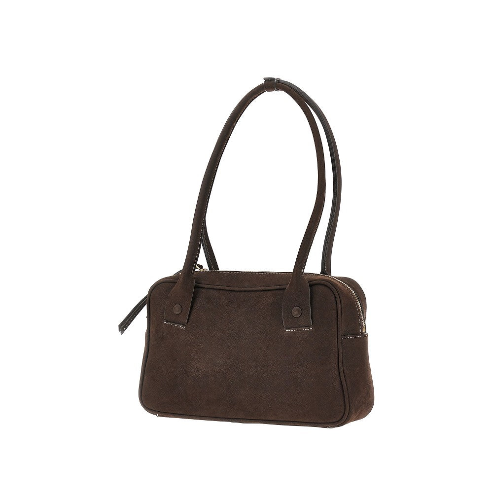 Borsa a spalla 'Bigotta' in nabuk