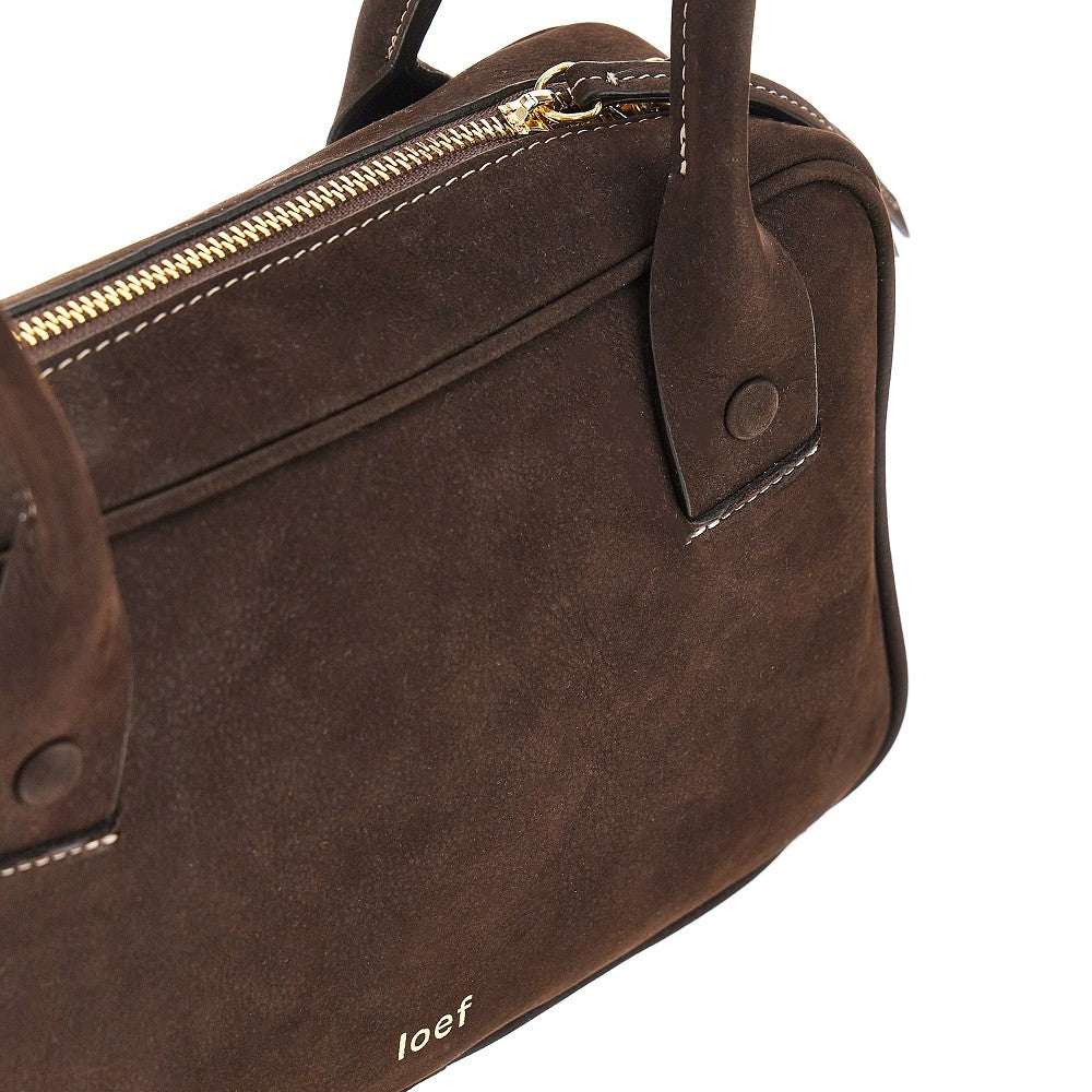 Borsa a spalla 'Bigotta' in nabuk