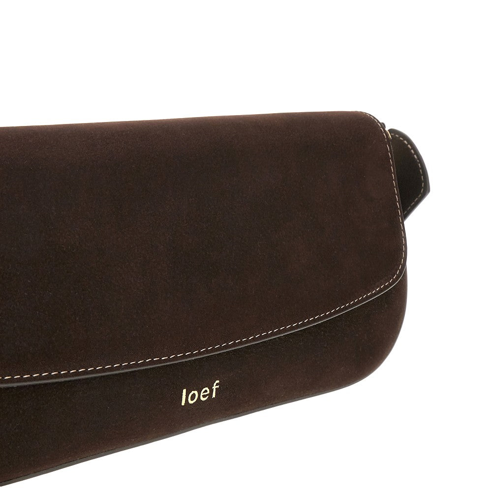 Nubuck leather 'Ele' bag