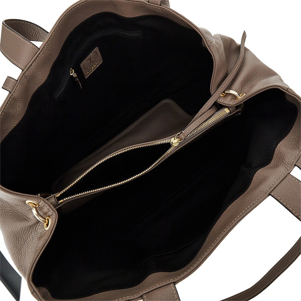 Shopping bag 'Daisy' in pelle martellata