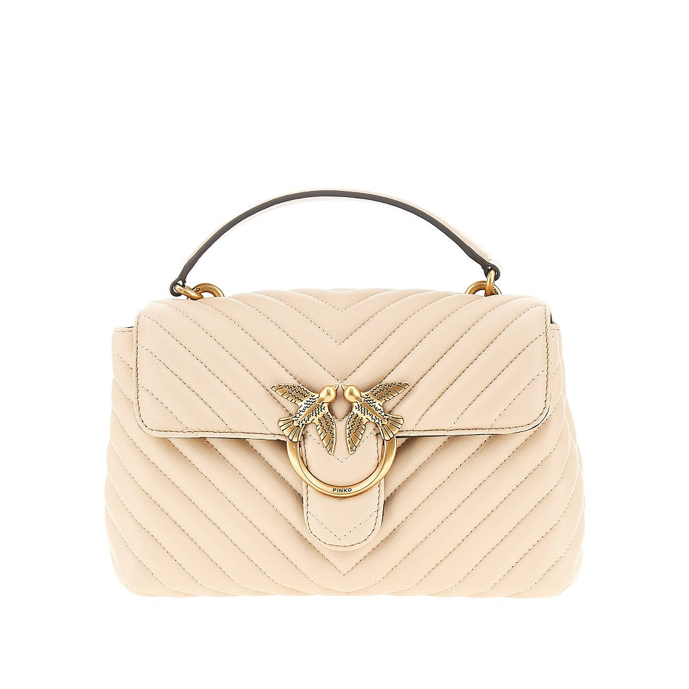 Borsa Love Lady Puff mini in nappa chevron