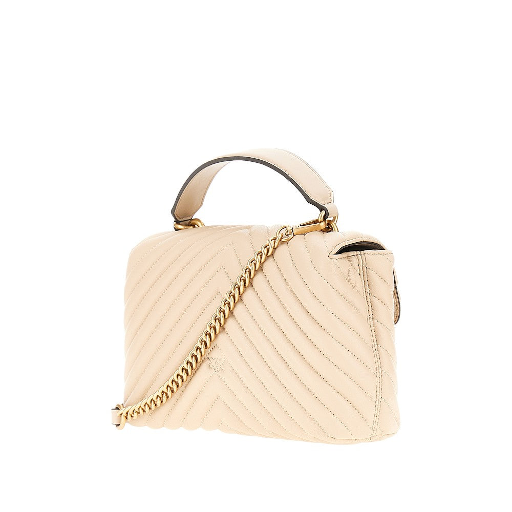 Borsa Love Lady Puff mini in nappa chevron