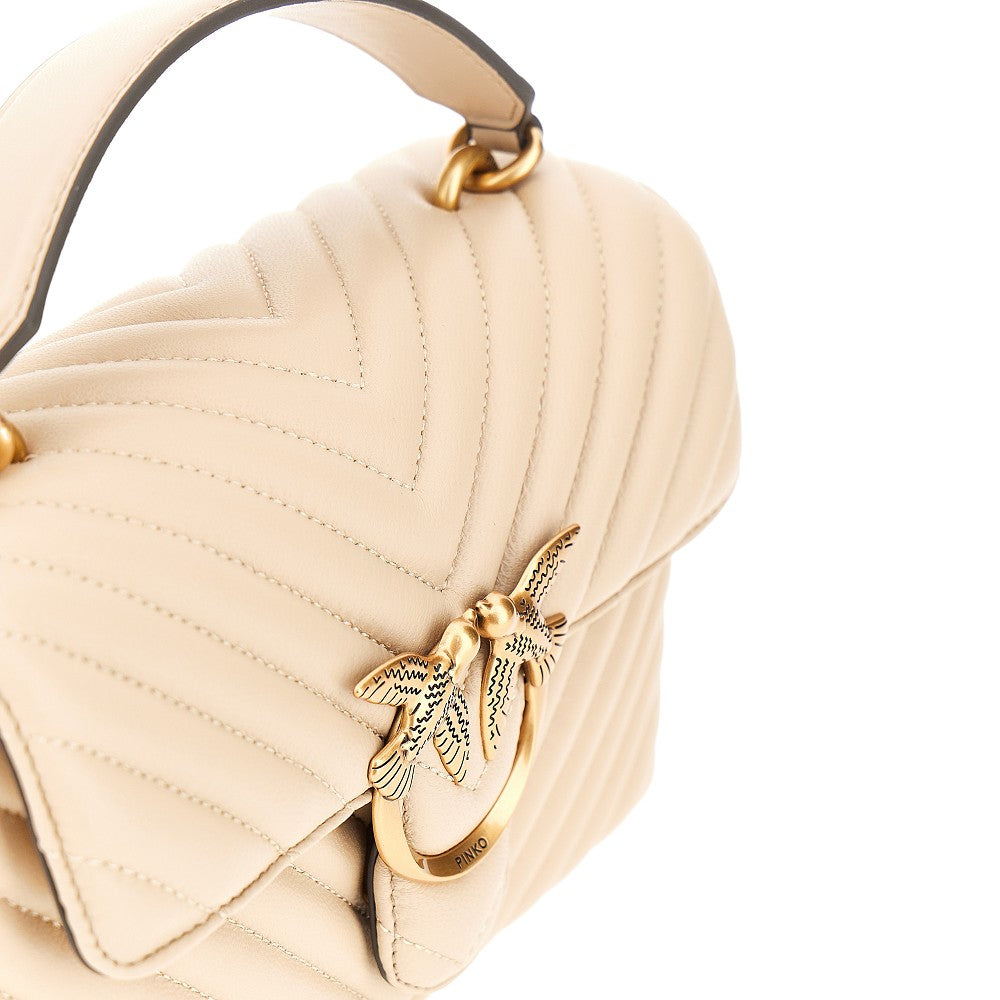 Borsa Love Lady Puff mini in nappa chevron