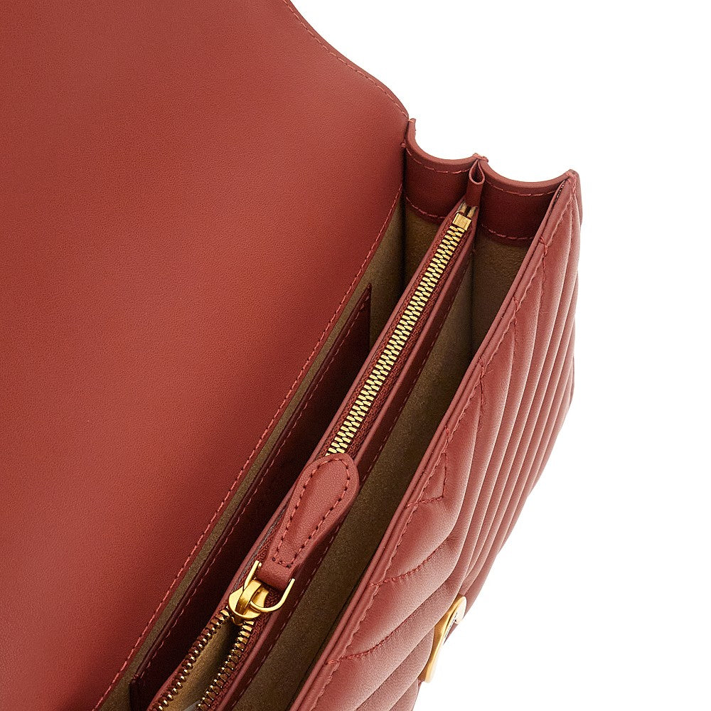 Borsa Love One mini in nappa Chevron