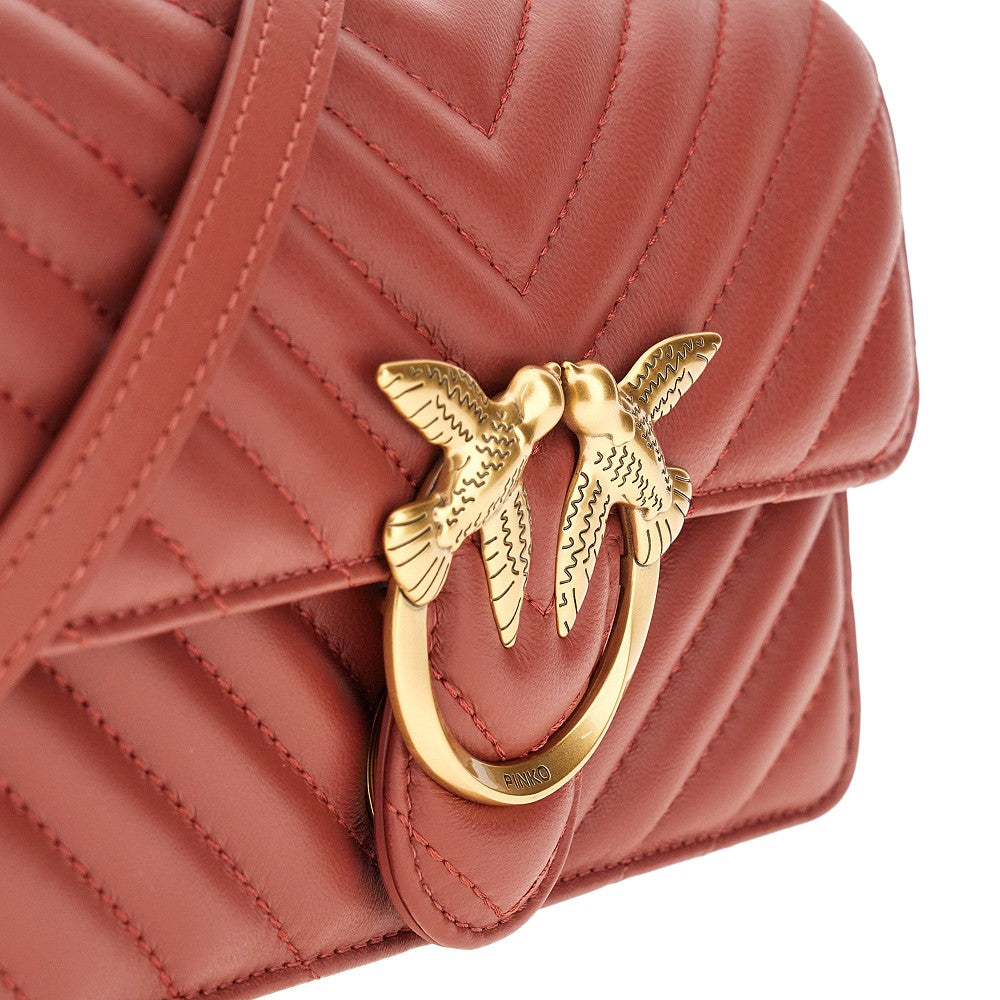Borsa Love One mini in nappa Chevron