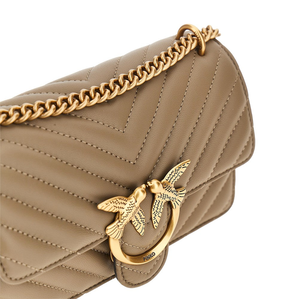 Borsa Love One mini in nappa Chevron