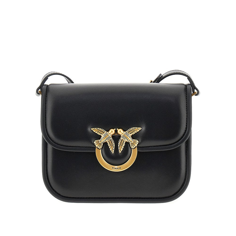 Leather &#39;Love Box&#39; mini shoulder bag