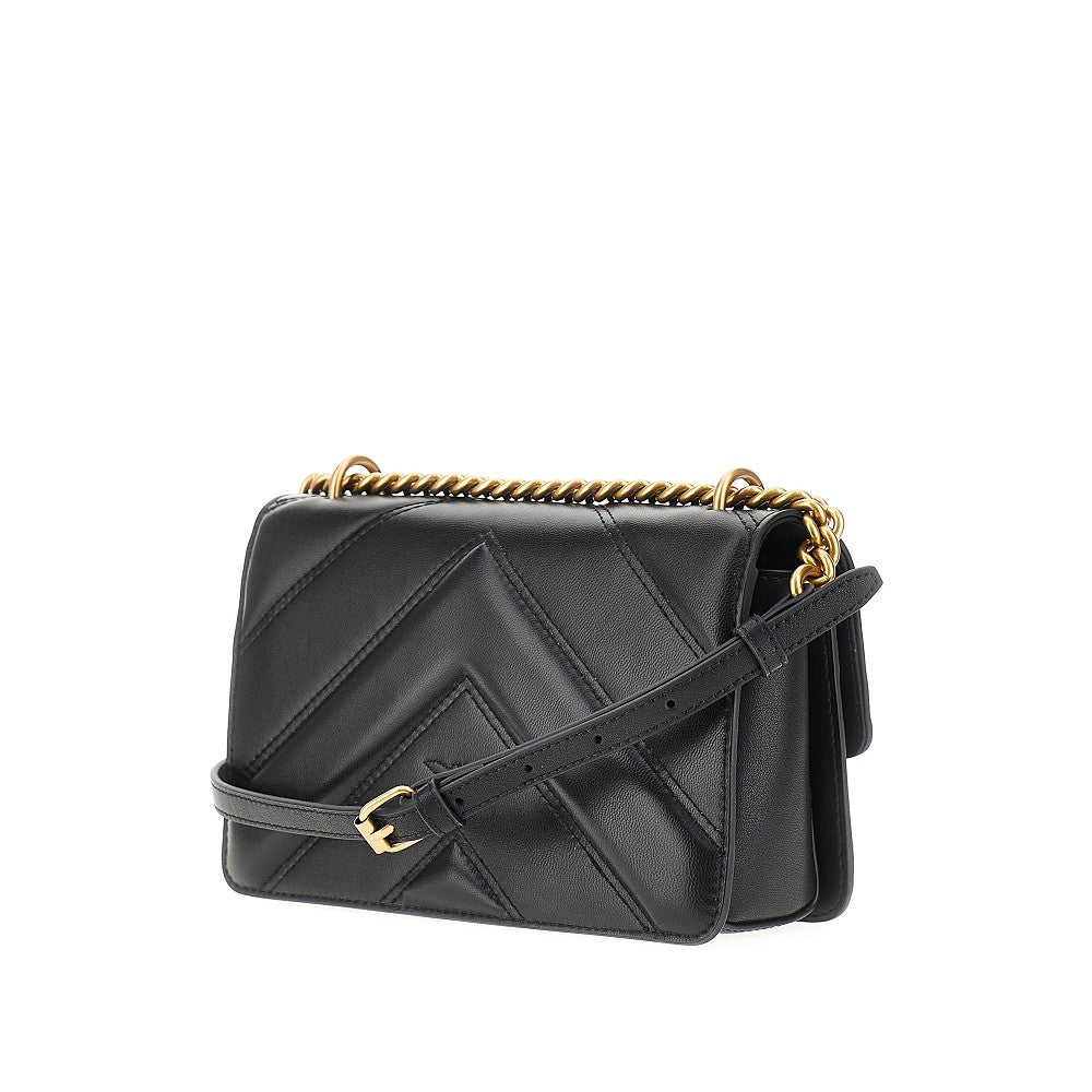 Quilted leather mini Love One bag