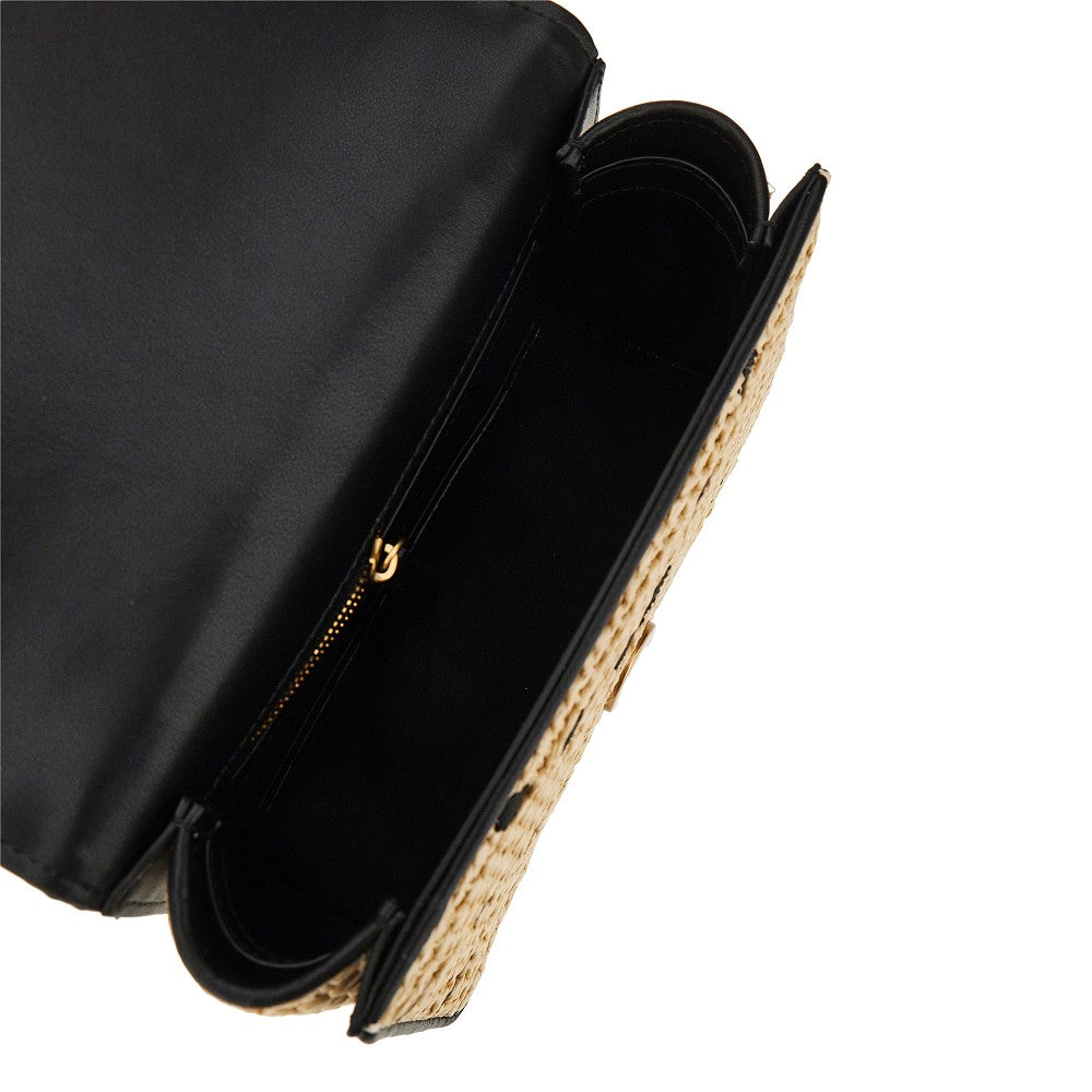 Borsa Mini Love Bag One Light in rafia