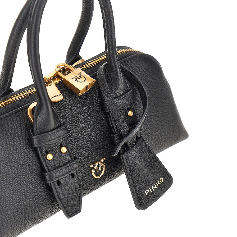 Borsa 'Escape Bag' piccola in pelle granata