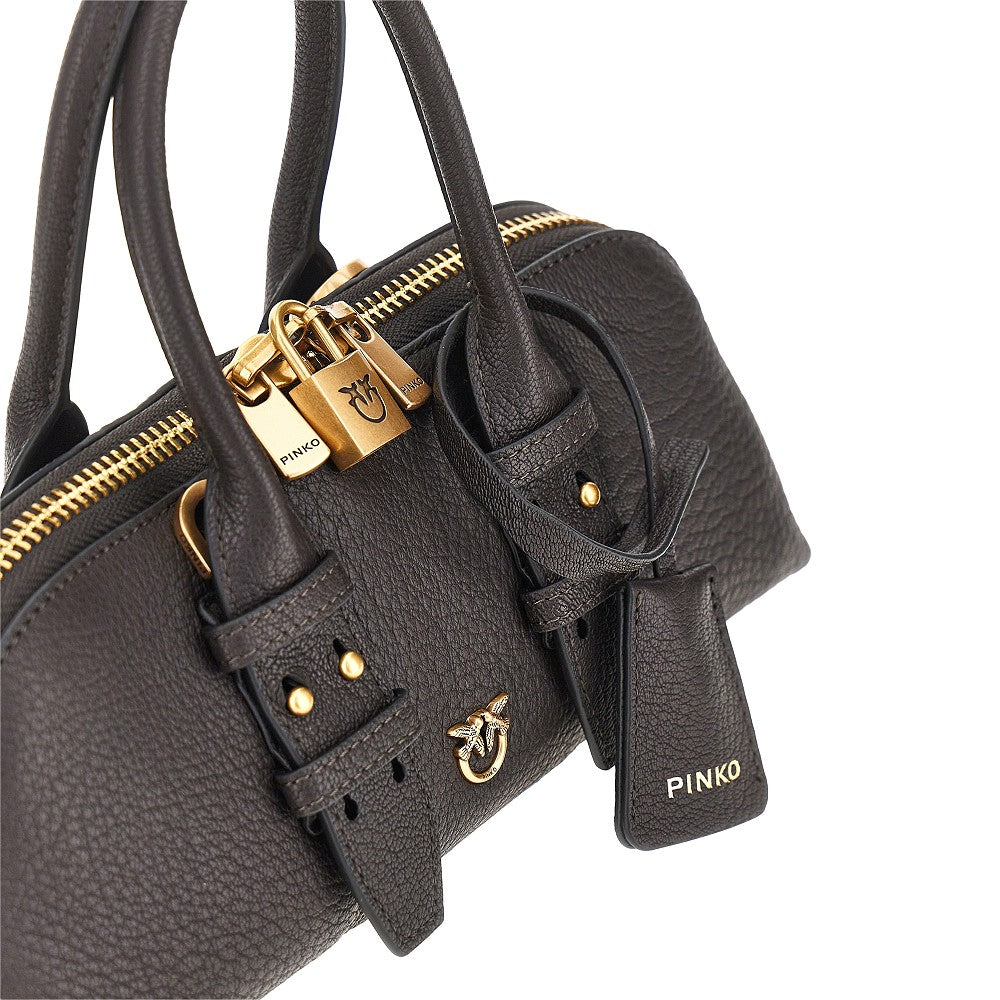 Borsa 'Escape Bag' piccola in pelle granata