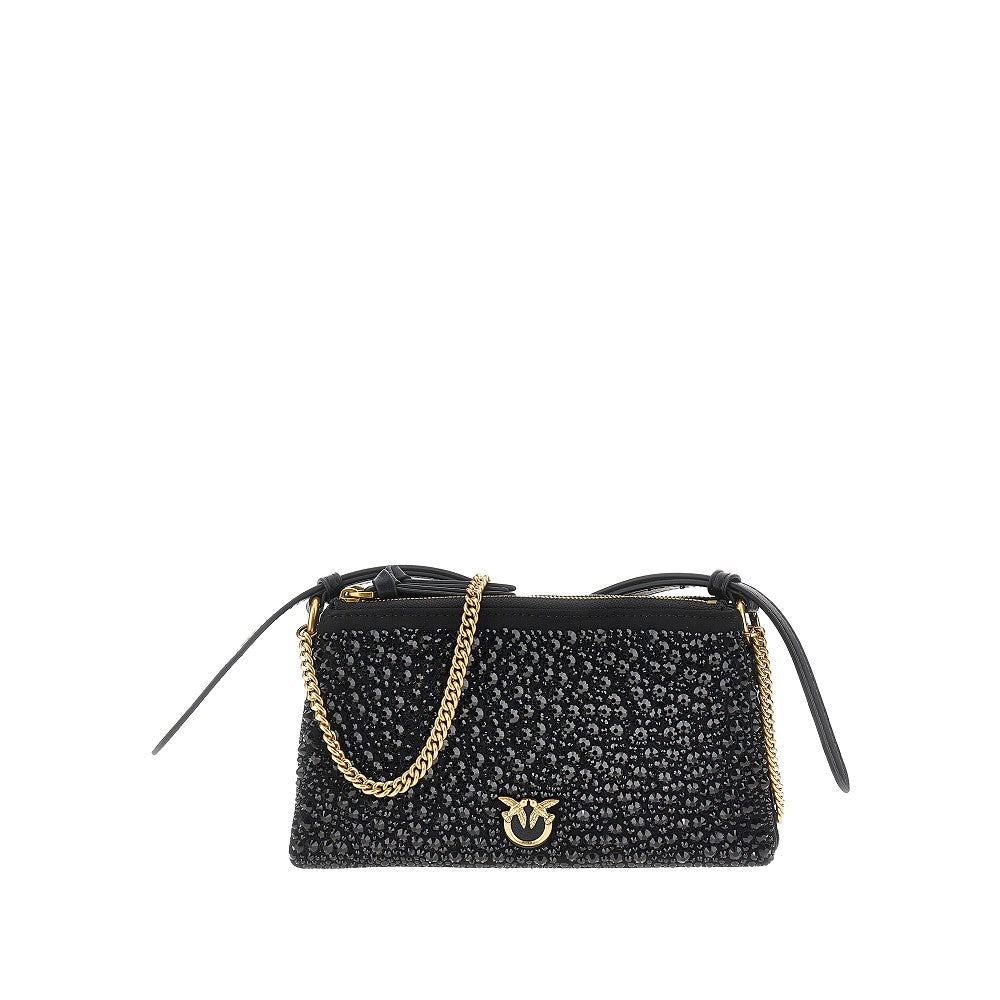 Mini Double Bag whit rhinestone