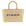 Faux raffia shopping bag with logo