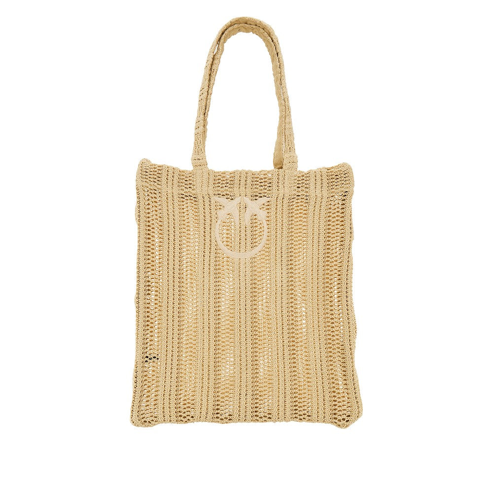 Medium faux raffia Easy Tote Bag