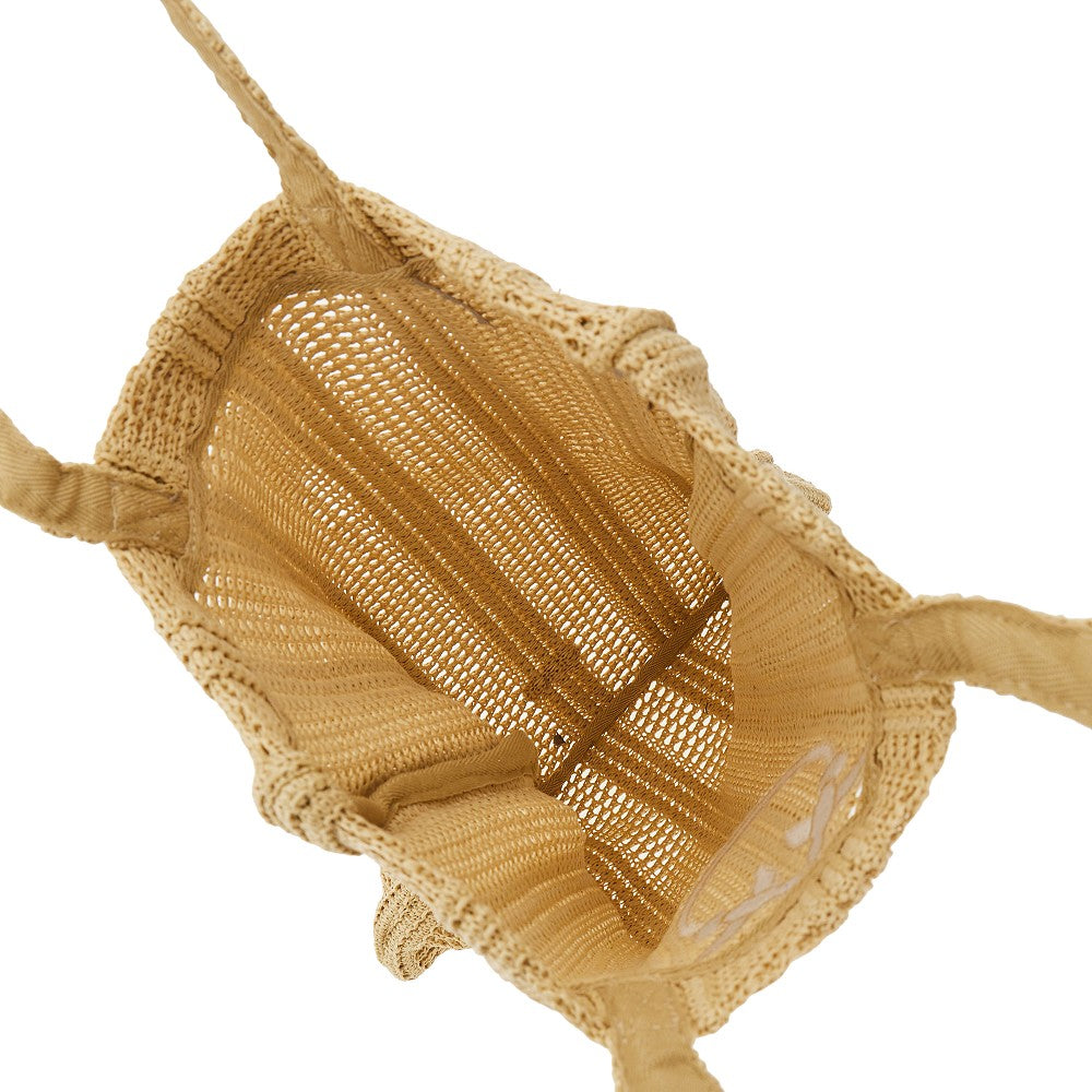 Medium faux raffia Easy Tote Bag