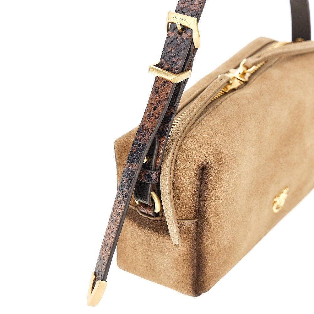 Suede leather Mini crossbody bag
