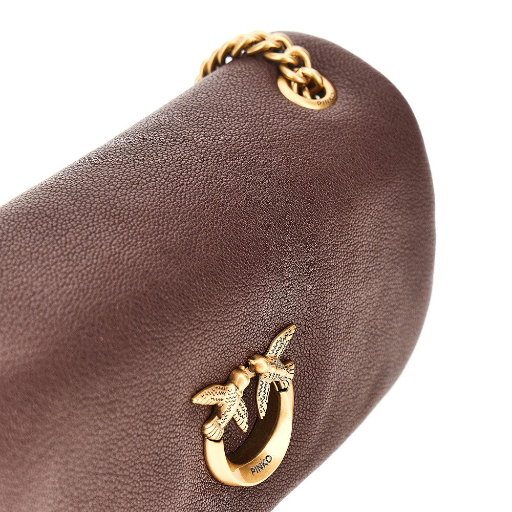 Borsa Click Soft Horizontal grande in pelle