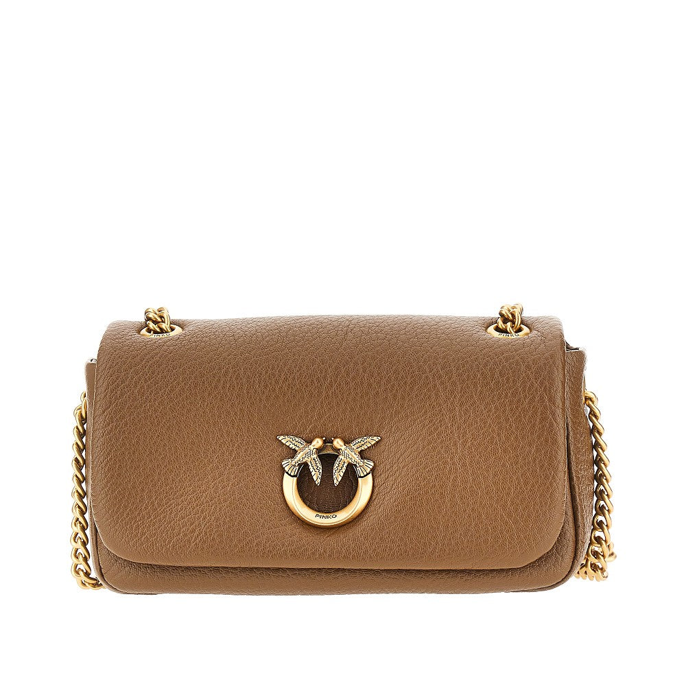Leather large Click Soft Horizontal bag