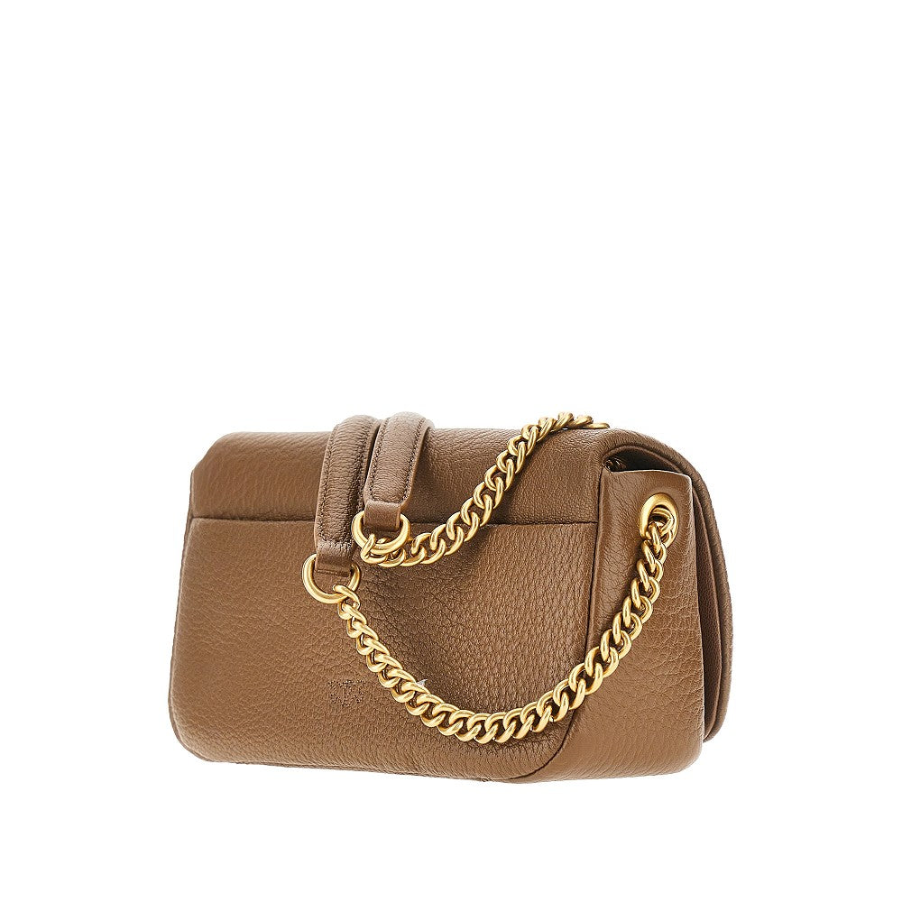 Leather large Click Soft Horizontal bag