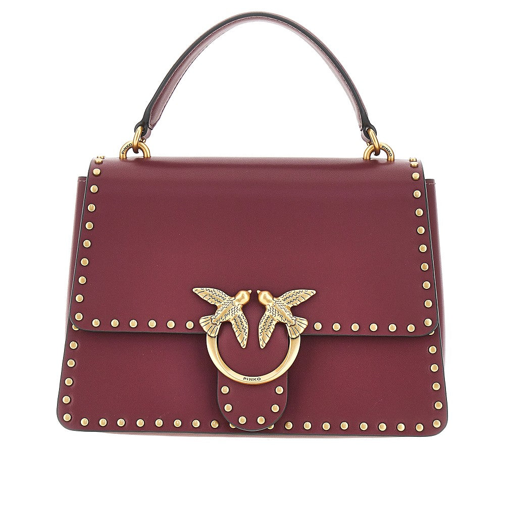 Borsa in pelle con fibbia Love Birds